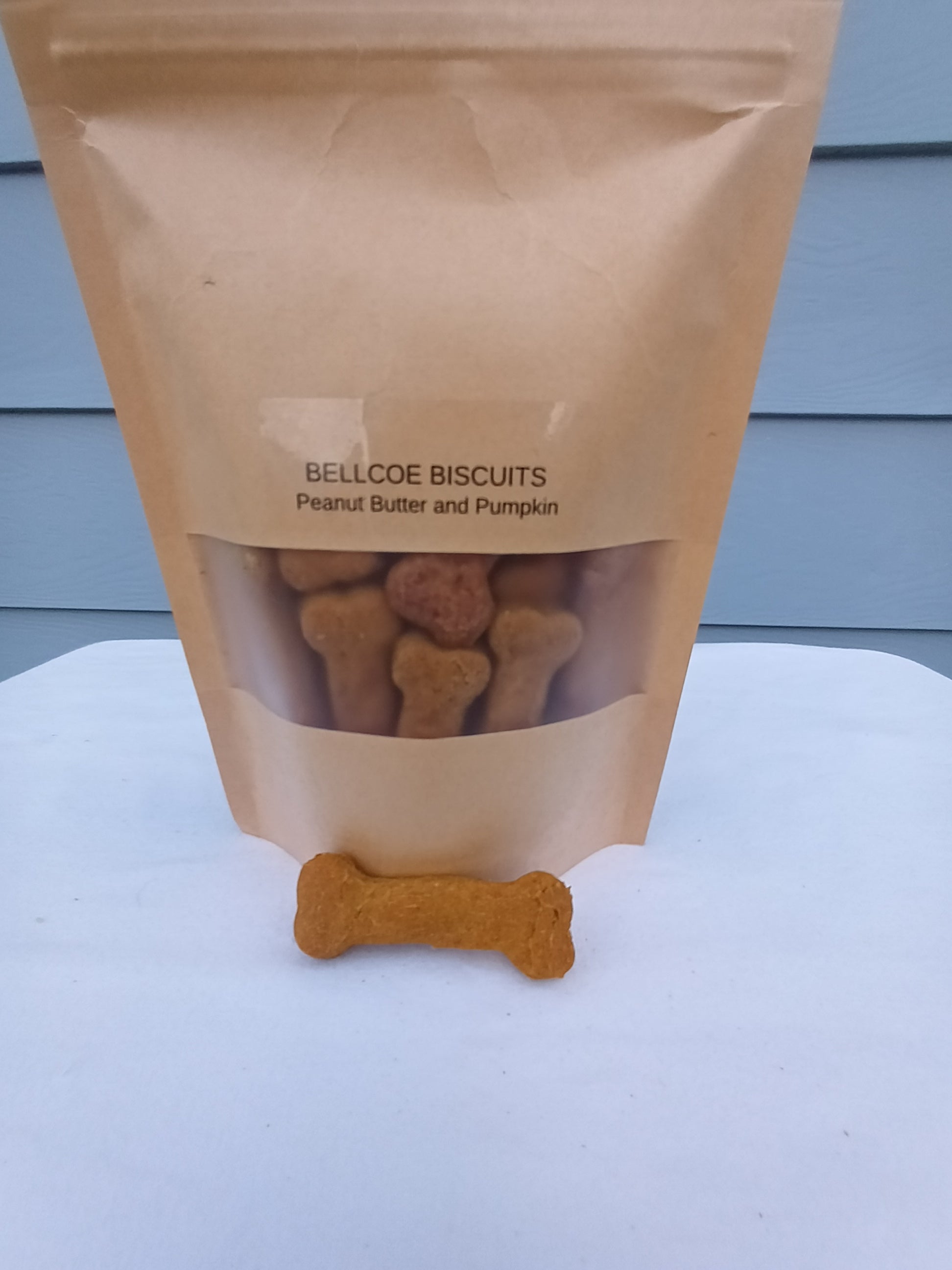 Gourmet Peanut butter and Pumpkin dog biscuits