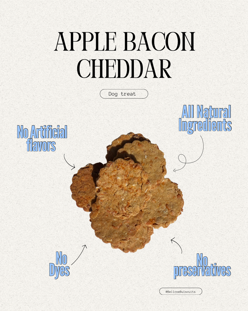 Gourmet Apple Bacon and cheddar Biscuits