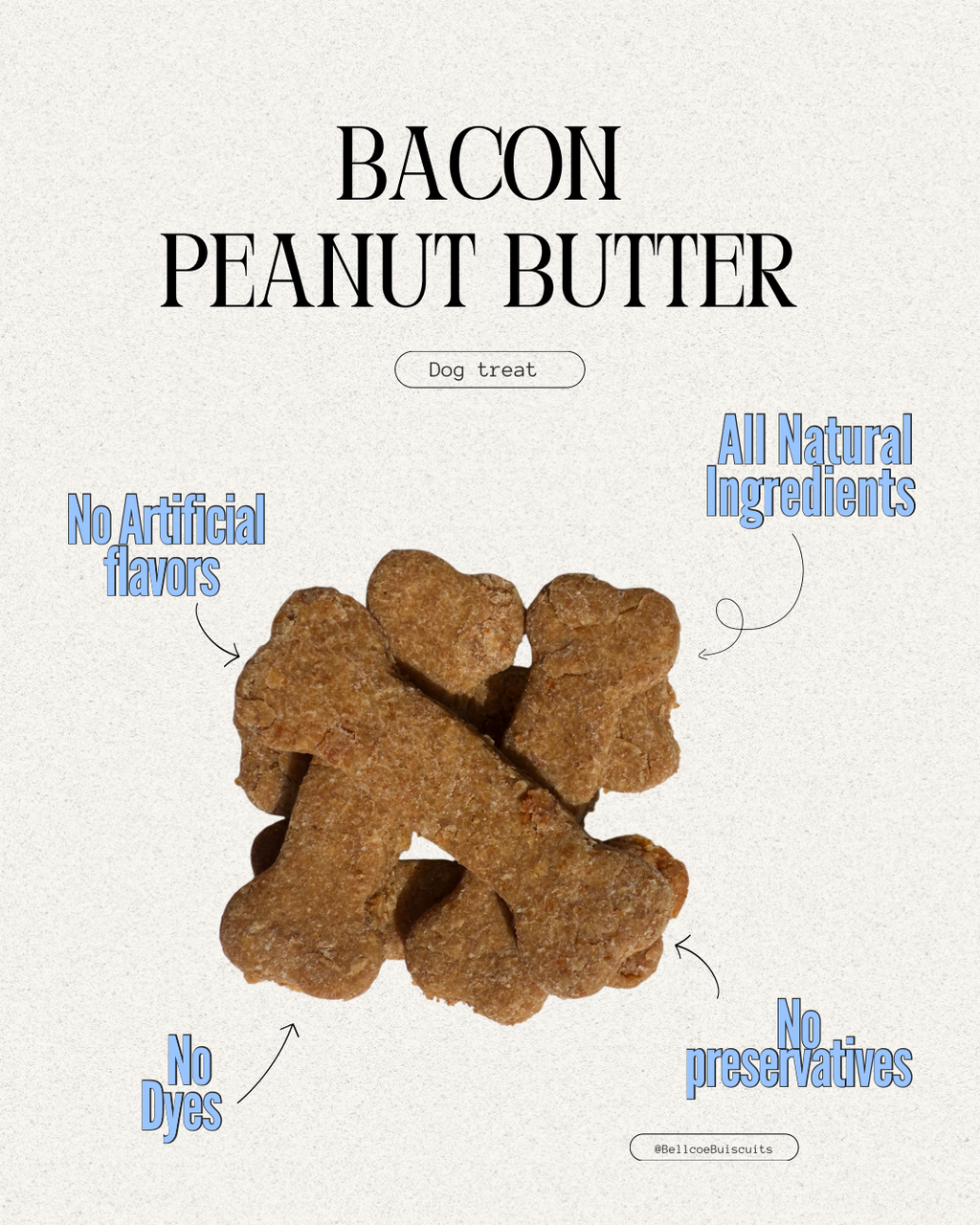 Gourmet Bacon and Peanut butter bones
